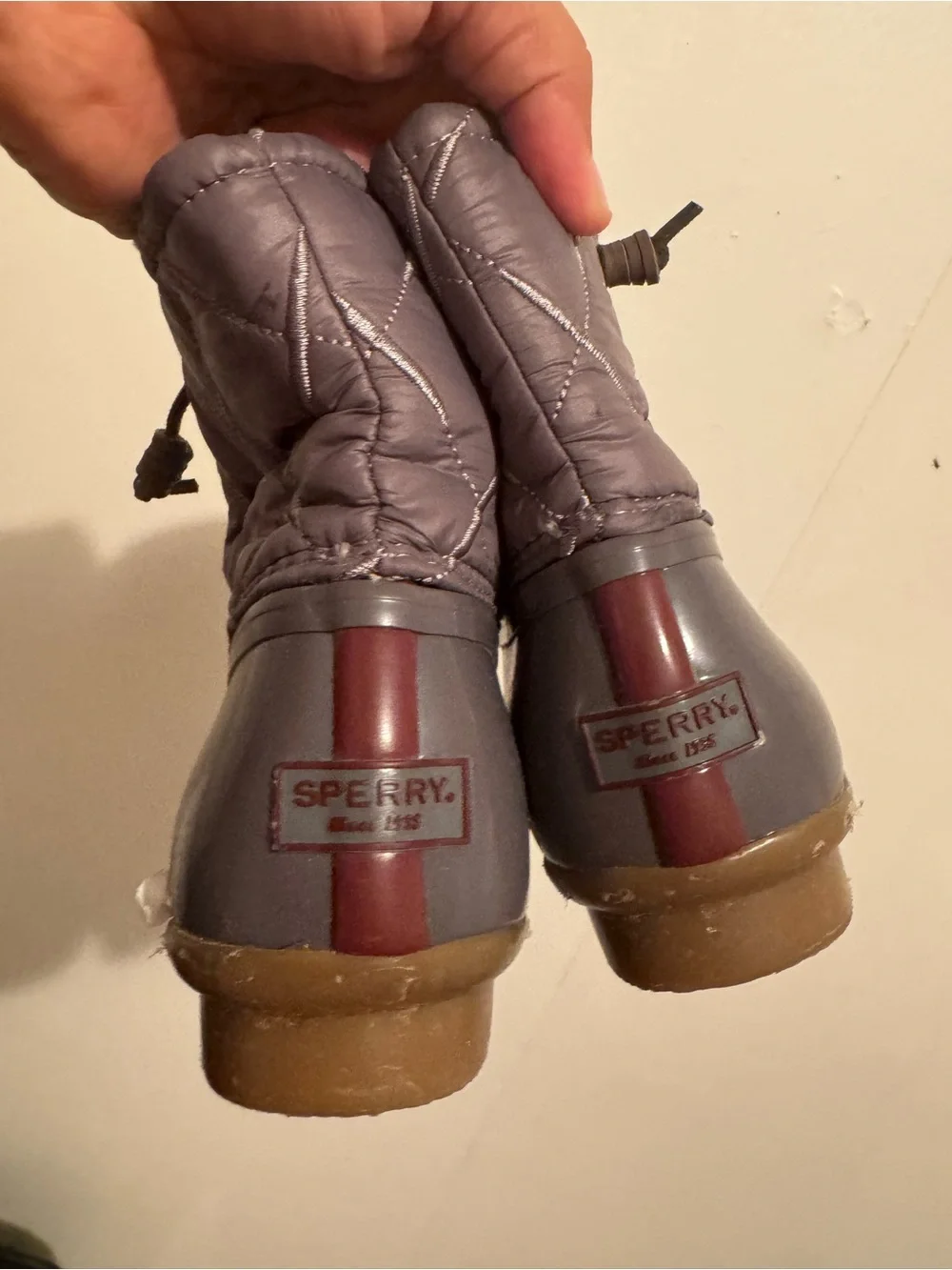 Sperry Women's Dark Gray Insulated Duck Boots